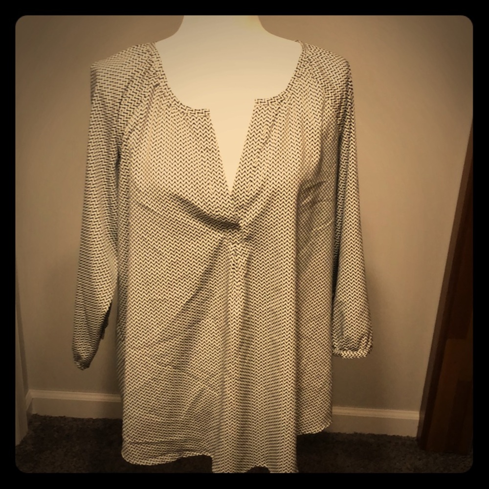 V- neck blouse